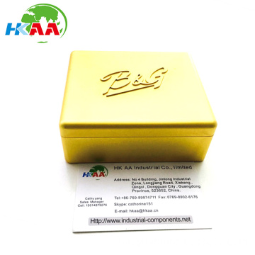 High class golden anodizing aluminum electronic cigarette case of precision cnc machining parts